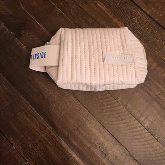 Larissa Loden Cosmetic Bag Pink Quilted Cosmetic Bag - Picture 2 of 7